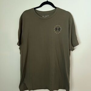 Under Armour Men's Khaki Short Sleeve Tee